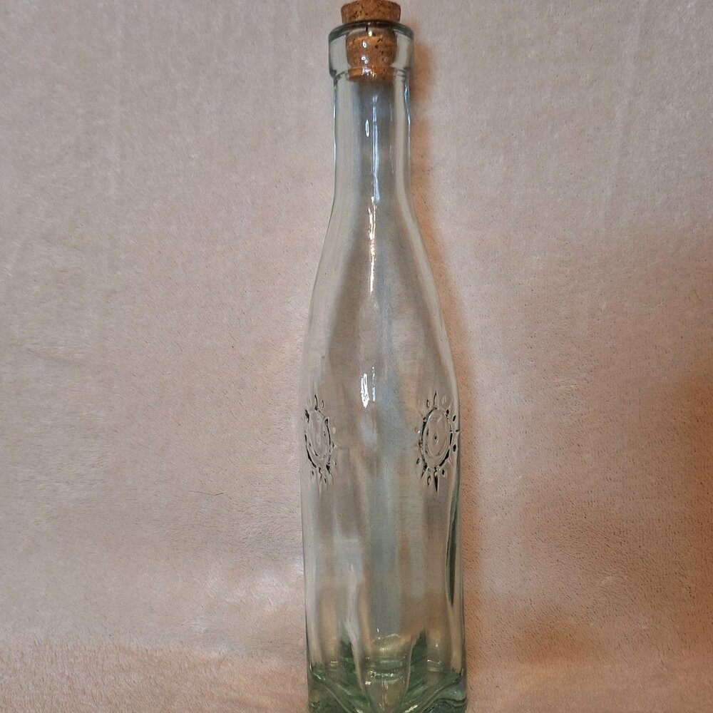 Triangle Thick Glass Decorative Bottle